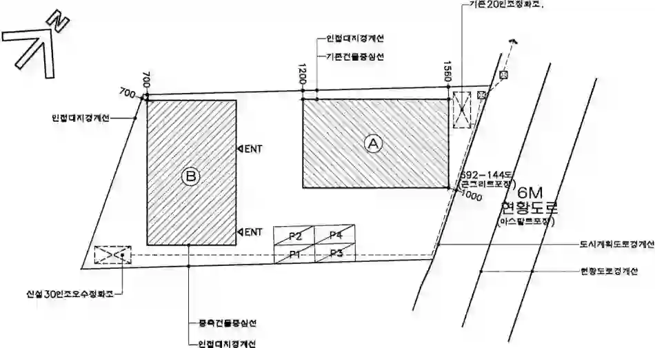 진안동 692-576 배치도 이미지